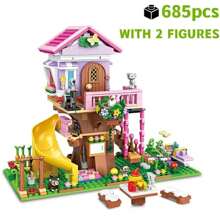 Tree House Building Set - Forest Friendship House Building Blocks Toys, Tree House Building Kit Compatible With , Birthday, Christmas Gift, Suitable For Gift Giving (685 Pieces)