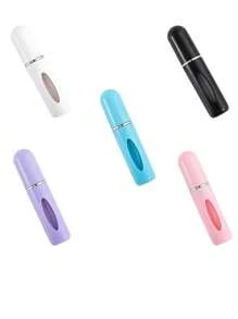 1/3 pièces Bouteille de parfum réutilisable en plastique de 5 ml avec vaporisateur, bouteille de parfum rechargeables, vaporisateur à fine brume portable, atomiseur de parfum rechargeables, flacon de voyage pour parfum, accessoires pour le fitness, le camping, les voyages, les croisières, les fournitures scolaires, parfums pour femmes et hommes