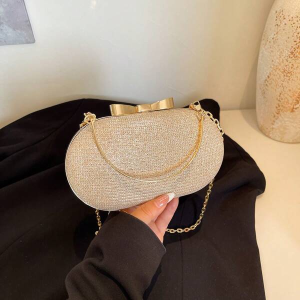 Mini Rhinestone Acrylic Box Clutch Evening Bag With Dual Handles