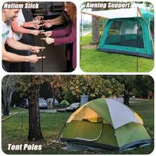 Tent Poles Replacement Compatible With Coleman 2 Person Sundome Camping Tent PreAssembled Replacement Poles For Coleman Easy To Install Lightweight Fiberglass 3 Pack SH PO - as pic - View 7