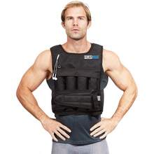 RUNmax 20LBS 150LBS Adjustable Weighted Vest Wtih Shoulder Pads Option For Men And Women SH PO - Black - View 4