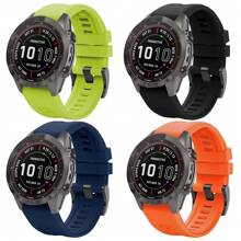 22mm Compatible With Garmin Fenix E/Fenix8 AMOLED 47mm/Fenix 7/7 Pro/6/6 Pro/5/5 Plus Watch Band,Soft Quick Fit Silicone Straps For Forerunner 965 955/Approach S70 47mm/Instinct 2/Quatix 7 Smartwatch