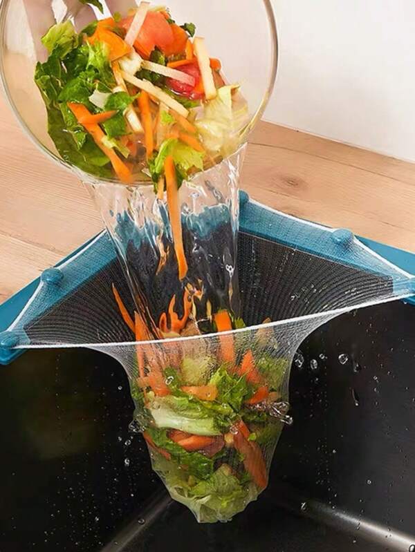 [Égouttoir pour restes alimentaires] Filet de filtre de cuisine à usage unique, Égouttoir pour restes alimentaires, Égouttoir pour déchets ménagers, Filet de filtre pour évier
