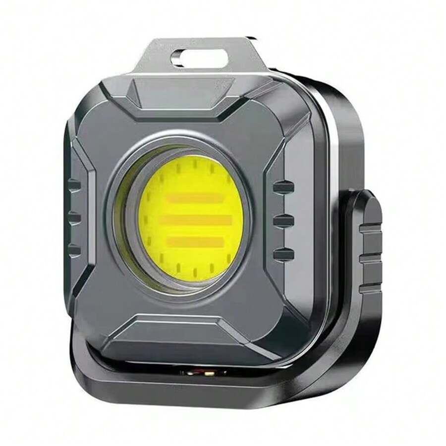 KENSUN 1 件便携式迷你 LED COB 手电筒双光源超亮手电筒 Type-C 可充电多功能 EDC 露营应急灯