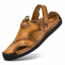 2-in-1 Herren Sommer Sandalen, Outdoor Lässig rutschfeste weiche Sohle Strandpantoffeln