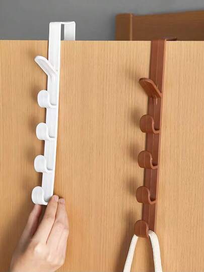 1 Stück / 10 Stücke Übertür-Langhaken, Taschenhängerregal, Kleideraufhänger zum Aufhängen für Wohnheim, wandmontierter Organizer, Großhandel Hutaufbewahrungswunder