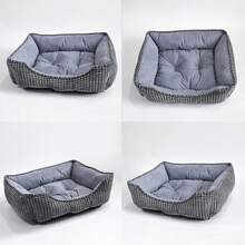 HAZOOWILL All-Season Dog Bed Mat - Soft Square Pet Bed Cushion, Suitable For Small To Large Dogs & Cats, High Resilience PP Fiber Filled, Comfortable & Durable Lounge-Style Design, Multiple Sizes & Colors Available - Multicolor - View 13