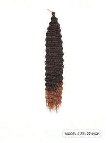 Deep Curly Hair Extensions Ocean Wave Crochet Hair Extensions Deep Wave Crochet Hair Extensions 1Pack 30Inch Synthetic Twist Ripple Curly Braiding Hair For Women