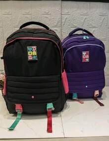 Asaloog BOLSA FEMININA MOCHILA COSTAS ACOLCHOADA CONFORTAVEL DX-2475 - Roxo - Visão 6