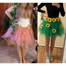 Vintage 1950s Short Tulle Petticoat Ballet Bubble Tutuhalloween - 藍色 - 查看 9