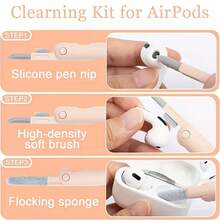 1pc 7-In-1 Wireless Earbuds Cleaning Kit: Earbuds Cleaning Pen, Keyboard Cleaner, Earbuds Cleaning Brush, Laptop Screen, Keyboard & Headphone Cleaning Set, Multi-Function Cleaning Tool, Keycap Puller, Random Color