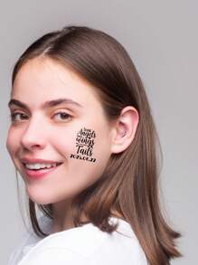Personalized 15pcs Customized Birthday Tattoo Stickers, Wedding Valentine's Day Graduation Season, Tattoos For All Occasions, Perfect For Daily Wear, Unforgettable Gift For Father's Day And Thanksgiving