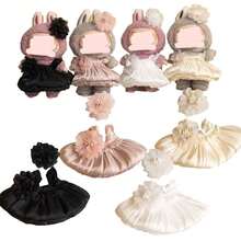 (仅娃娃衣服) 17cm娃娃新娘礼服，高端娃娃衣服花苞裙，Labobo高品质时尚娃娃玩偶服装套装