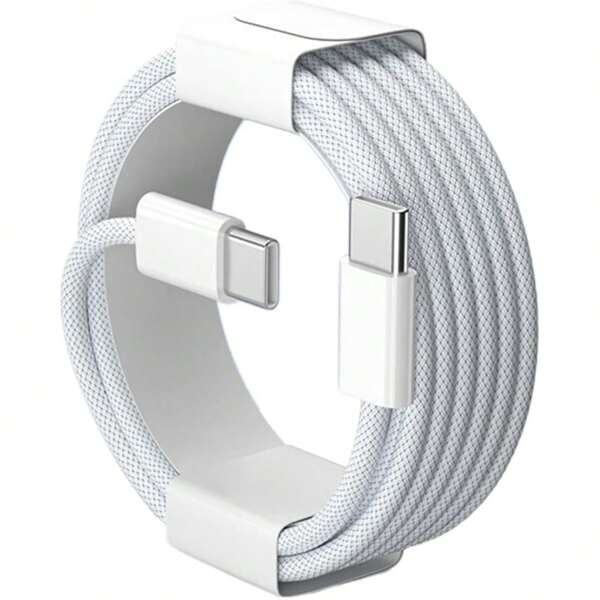 Compatible With IPhone17/16/15 USB C Fast Charger Cable,USB-C To Type C Charging Data Cable (3.3/6.6/10 Feet Long Nylon Braided Cord) For Indoor/Outdoor/Travel And Car Use,60W~18W Fast Charging,Compatible With IPhone17/16/15/Pro/Pro Max/IPad,Compatible With Samsung,Compatible With Xiaomi/~Android Mobile Phone Chargers Cord