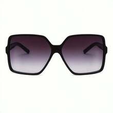 1 件女士超大方形框架休闲波西米亚时尚眼镜，时尚街头服饰，周末约会，日常生活，音乐节，适合大多数脸型