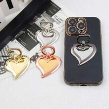 360° Rotating Shiny Flower Ring Phone Holder - Universal Shiny Metal Phone Ring Stand Grip, Cute Portable Phone Accessory For All Smartphones - Multicolor - View 12
