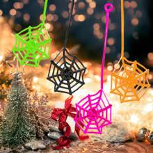 1/10/20 PCS Halloween Cobweb Sticky Hands Toys, Stretchy Goodie Bag Stuffers Toys For Halloween Party Favor Supplies, Spider Web Sticky For Adults And Teens Classroom Prizes