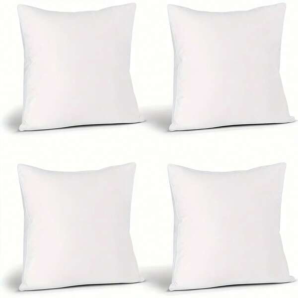 1 pezzo Inserto per cuscino da lancio di tutte le taglie, cuscino imbottito in microfibra ultra morbida e rinnovabile per decorazione della casa letto e divano (1 pezzo, bianco)