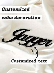 Anpassbare Kuchenetiketten, personalisierte Acryl-Namensschilder, Geburtstagskuchen-Geschenke, Geburtstagskuchen-Hüte, Namensanpassung für die Abschlusszeit, Namensanpassung für Hochzeitstorten-Etiketten und andere sinnvolle, individualisierte Produkte. - Verschiedenfarbig - Übersicht 6