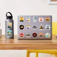 55 Stücke Barcelona Aufkleber, Reiseaufkleber, Länderaufkleber, Barcelona Geschenke, Barcelona Merchandise, Graffiti-Aufkleber, Massenaufkleber, wasserfeste Aufkleber für Skateboard, Gepäck, Laptops, Stoßstangen, Themenparty-Zubehör