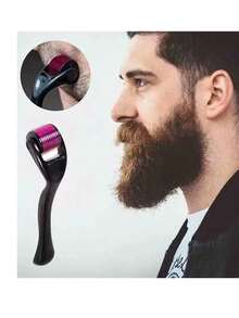 1200/540 Needle Stainless Steel Facial/Beard Roller, Suitable For Daily Home Skincare - White - View 9