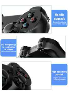 1 zestaw domowej konsoli do gier, ponad 40 000 wbudowanych gier, 12 emulatorów (np. NES/GBA), możliwość podłączenia do telewizora/projektora, bezprzewodowa rozgrywka dla 2 graczy, joystick do gier, klasyczny, czerwono-biały kolor retro, możliwość podłączenia i grania, kontroler do gier PS, prezent świąteczny, dla męża/chłopaka, artykuły imprezowe - Wielokolorowe - Zobacz 11