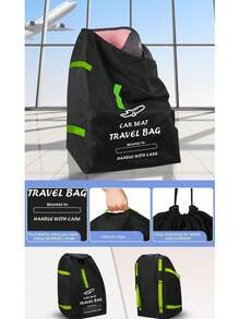 儿童座椅、旅行托运包、登机包、婴儿背带座椅收纳袋、防尘罩 - 黑色 - 查看 5