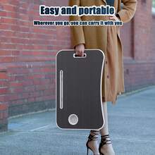 Foldable Laptop And Bed Table With Storage, Portable Lap Desk For Legs, Ideal For Study, Reading, Picnic, Breakfast,And More - Black - View 4