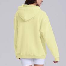 FAIABLE Mens Hoodies Oversized Unisex Wash Hoodie Heavyweight Fleece Vintage Cotton Sweatshirt Men Women Streetwear - 黃色 - 查看 4