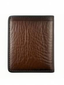 Porta Cartão Masculina Alto Padrão Mitty Elite; Porta Cartão Exclusivo; Mini Carteira Luxo - Marrom - Visão 3