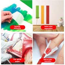 Nastro adesivo per mascheratura all'ingrosso/nastri decorativi/adesivi per studenti d'arte/carta da mascheratura speciale per pittura a parete/rivestimento parete con vernice spray/nastro senza residui/riempitivo/carta da mascheratura bianca - 4,8cm*80m ( per acquisti multipli)