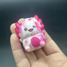 5PCS/10PCS/15PCS Mini Axolotl Squishy Toys Colorful Salamander Easter Party Favors Gifts Cute Squishies PU Toys Finger Squeezing Fidget Sensory Toys,Easter,Axolotl,Mini Toys