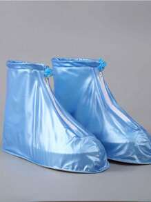 【拉链处防水层】防雨鞋套，防雪鞋套，加厚耐磨鞋底，适合雨天