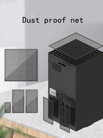 1/4pcs Gaming Console Dust Cover, Home Dust Protection Net For Console