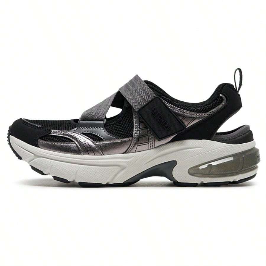 Skechers 女鞋休閒鞋戶外運動日常通勤舒適輕便運動休閒鞋177387-BLK - 黑色 - 查看 1