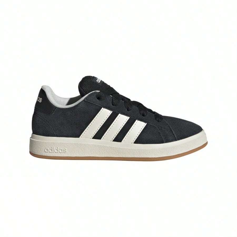 Adidas GRAND COURT 00s K - Core Black / Off White / Gum - View 1
