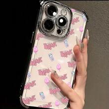 Funda de Teléfono de Muñeca de Dibujos Animados Linda, Adecuada para 16 15 14 13 12 11 Pro X XR XSMAX 8 Plus, Cubierta Trasera Transparente Suave a Prueba de Golpes - Colores mixtos - Ver 3