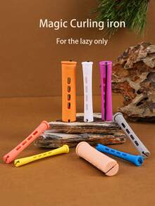 10/20/40 件卷发棒套装，适合自然卷发，冷烫卷发器适合女性长发、中发和短发，返校、旅行度假必备品，女士发饰 - 彩色 - 查看 2