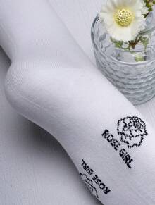 12 Pares Calcetas Escolares Blanca Niña Calidad Premium 100 Algodon Blanco Liso Escolar calcetas escolares blancas Halloween premium algodón decoración comfy uso diario school socks festival fiesta autumn tema niñas niñas school supplies - Blanco - Ver 7