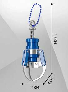 Mini pinza de garra - Garra de muñeca realista. Material de plástico. Puede agarrar y colgar - Juguete antiestrés - Llavero colgante - Accesorio DIY divertido - Regalo pequeño de cumpleaños - Sorpresa festiva - Regalo de Navidad - Baratija del Día de San Valentín - Juguete antiestrés de oficina - Decoración de escritorio - Coleccionable para adultos