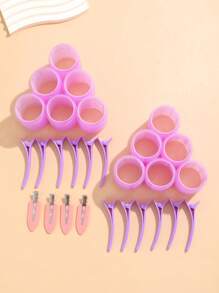 28 piezas/Set Rodillos de pelo de gran tamaño con pinzas, rizado autoadhesivo adecuado para cabello largo/medio/corto y flequillo, herramienta de rizado de cabello DIY (incluye 12 tubos de rodillo grandes + 16 pinzas), esenciales para volver a la escuela, viajes y vacaciones, rizadores de cabello, cepillo para cabello rizado, rodillos, productos para cabello rizado, rizador, rodillos para rizar el cabello, herramientas para cabello rizado, rizador de cabello