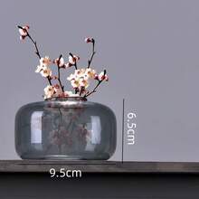 Lake Balaton 1pc Creative Colorful Glass Vase, Special Aroma Diffuser Bottle, Decorative Desktop Accessory, Unique Hydroponics Planter Home Decor Room Decor Flower Vase