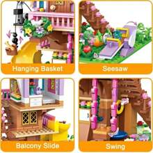 Tree House Building Set - Forest Friendship House Building Blocks Toys, Tree House Building Kit Compatible With , Birthday, Christmas Gift, Suitable For Gift Giving (685 Pieces)