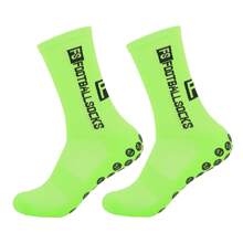 4 Pares de Calcetines de Deporte con Puntos de Silicona Antideslizantes, Adecuados para Fútbol, Correr, Ciclismo, Senderismo