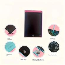 Tableta de dibujo LCD de 8.5 pulgadas: gran almohadilla para escribir y hacer bocetos con colores brillantes y seguros para los ojos, ideal para notas, hogar, escuela, oficina - juguete de viaje y regalo de Navidad perfecto, tableta de dibujo digital, pizarra para grafiti, vuelta al cole