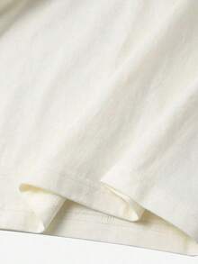 Women Casual Round Neck Short Sleeve T-Shirt With "Espresso Martini Coffee Club" Graphic, Summer - Apricot - View 6