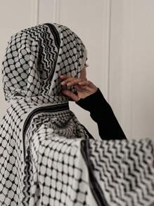1pc Middle Eastern Popular New Chiffon Printed Malaysia Muslim Women Hijab Headscarf