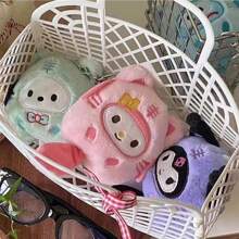 Sanrio Hello Kitty Cartoon Plush Doll Pendant Doll, Sanrio Cute Bag Charm Anime Accessory, Suitable As Gift For Christmas, Halloween, Easter, Valentine's Day. Can Be Used As Hanging Decoration