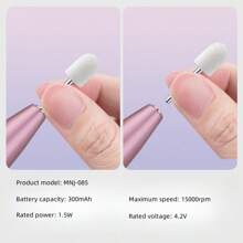 15000RPM Professional Nail Drill, Nail Polishing Machine With 11 Grinding Heads & 26 Sanding Rings, LCD Display 9-Speed Adjustable, Suitable For Nail Salon And Home Use, Mother's Day Gift