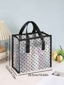 Bolsa de maquillaje con diseño de corazón para mujer, estilo universitario lindo, organizador exclusivo para chicas para la temporada de regreso a clases, de gran capacidad y multifuncional, regalo pequeño para la novia, esencial para viajes, vacaciones, verano, artículos escolares, bolsa de viaje para mujeres, bolsa de maquillaje para viajes - Multicolor - Ver 4